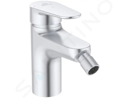 Ideal Standard ALU+ - Bidetová baterie s výpustí Click-Clack, BlueStart, stříbrná BE132SI