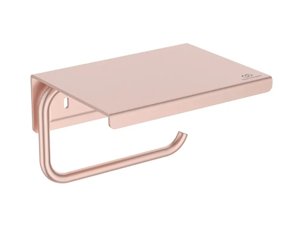 Ideal Standard ALU+ - Držák toaletního papíru s poličkou, Rose BD592RO