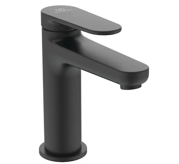 Ideal Standard Cerafine Nuovo - Umyvadlová baterie s výpustí ClickClack, BlueStart, hedvábná černá BD965XG