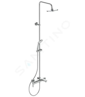 Ideal Standard Cerafine O - Sprchový set s vanovou baterií, průměr 20 cm, 1 proud, chrom BC749AA