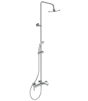 Ideal Standard Cerafine O - Sprchový set s vanovou baterií, průměr 20 cm, 1 proud, chrom BC749AA