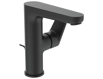 Ideal Standard Cerafine O - Umyvadlová baterie s výpustí, černá BC703XG