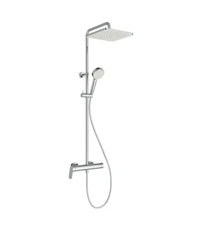 Ideal Standard CeraFlow T25N - Sprchový set s baterií, 26x26 cm, 2 proudy, chrom A8527AA