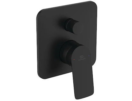 Ideal Standard Ceralife C - Baterie pod omítku, pro 2 spotřebiče, hedvábná černá BE063XG