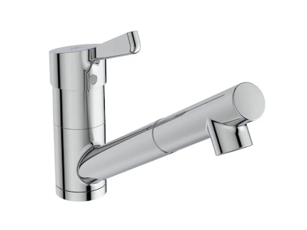 Ideal Standard Ceralife - Dřezová baterie s výsuvnou koncovkou, BlueStart, chrom BE249AA