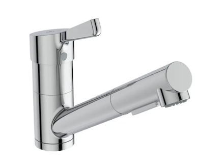 Ideal Standard Ceralife - Dřezová baterie s výsuvnou sprškou, BlueStart, chrom BE245AA