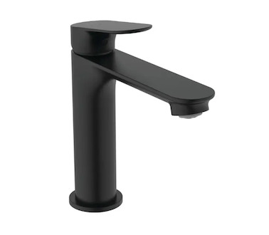 Ideal Standard Ceralife O - Umyvadlová baterie s výpustí Click-Clack, BlueStart, matná černá BE100XG