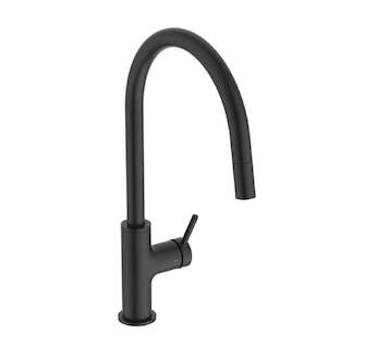 Ideal Standard Ceraline Nuovo - Dřezová baterie s výsuvnou koncovkou, hedvábná černá BE268XG