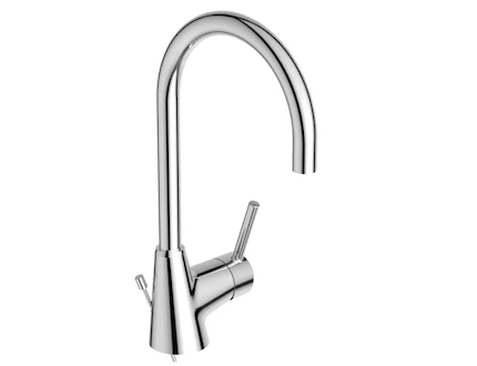 Ideal Standard CeraLine - Umyvadlová baterie s výpustí a otočným výtokem, chrom BC195AA