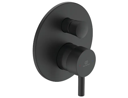 Ideal Standard CeraLine - Vanová baterie pod omítku s tělesem, černá A6939XG