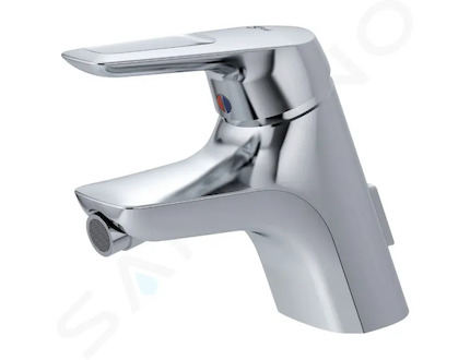 Ideal Standard CeraMix Blue - Páková bidetová baterie s odtokovou soupravou, chrom A5655AA
