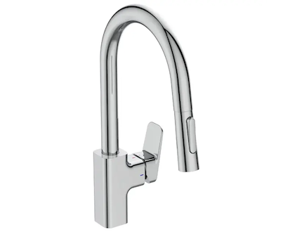 Ideal Standard CeraPlan - Dřezová baterie s výsuvnou sprškou, BlueStart, chrom BD338AA