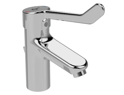 Ideal Standard Ceraplus II - Umyvadlová baterie s lékařskou pákou, s výpustí, chrom BC097AA