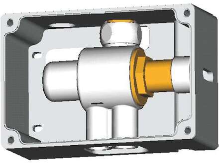 Ideal Standard CeraPlus - Termostatický připojovací box pro směšování teploty (univerzální použitelný se všemi sensorovými bater