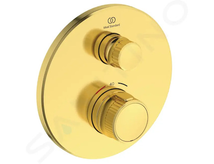 Ideal Standard CeraTherm Navigo - Termostatická sprchová baterie pod omítku, Brushed Gold A7295A2