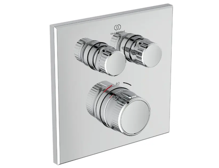 Ideal Standard CeraTherm Navigo - Termostatická sprchová baterie pod omítku pro 2 spotřebiče, chrom A7302AA