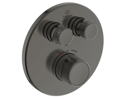 Ideal Standard CeraTherm Navigo - Termostatická sprchová baterie pod omítku pro 2 spotřebiče, Magnetic Grey A7296A5