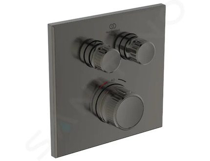 Ideal Standard CeraTherm Navigo - Termostatická sprchová baterie pod omítku pro 2 spotřebiče, Magnetic Grey A7302A5