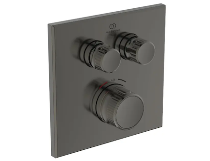 Ideal Standard CeraTherm Navigo - Termostatická sprchová baterie pod omítku pro 2 spotřebiče, Magnetic Grey A7302A5