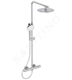 Ideal Standard CeraTherm - Sprchový set s termostatem, průměr 25 cm, 3 proudy, chrom A7704AA