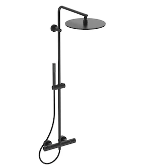 Ideal Standard CeraTherm - Sprchový set s termostatem, průměr 30 cm, hedvábná černá A7589XG