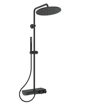 Ideal Standard CeraTherm - Sprchový set s termostatem, průměr 30 cm, hedvábná černá A7631XG