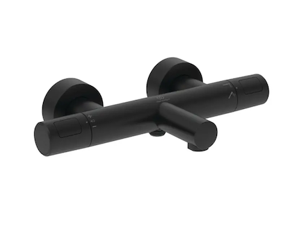 Ideal Standard Ceratherm T25N - Vanová termostatická baterie, hedvábná černá A8475XG