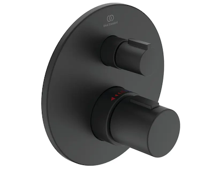 Ideal Standard CeraTherm - Termostatická sprchová baterie pod omítku, černá A5813XG