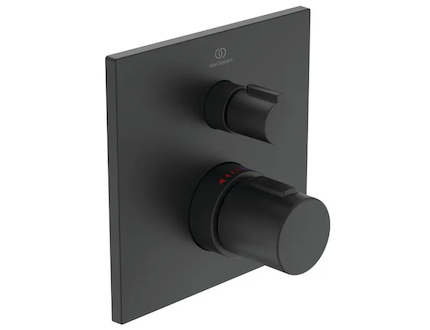 Ideal Standard CeraTherm - Termostatická sprchová baterie pod omítku, černá A6956XG