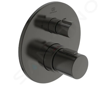 Ideal Standard CeraTherm - Termostatická vanová baterie pod omítku, Magnetic Grey A5814A5