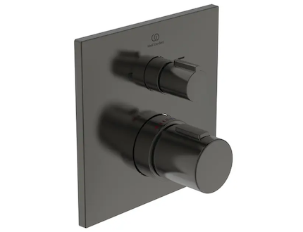 Ideal Standard CeraTherm - Termostatická vanová baterie pod omítku, Magnetic Grey A7522A5