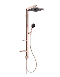 Ideal Standard CeraTwist ALU+ - Sprchový set bez baterie, 26x26 cm, 2 proudy, rosé BE213RO