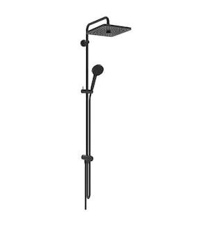Ideal Standard Ceratwist T25+ - Sprchový set bez baterie, 26x26 cm, 2 proudy, hedvábná černá BE237XG