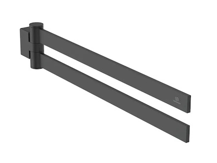 Ideal Standard Conca - Držák ručníků, délka 45 cm, hedvábná černá T5395XG