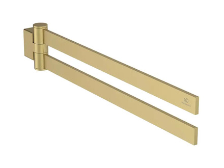 Ideal Standard Conca - Držák ručníků, délka 45 cm, kartáčované zlato T5395A2