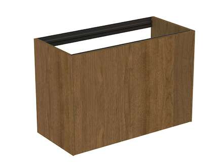 Ideal Standard Conca - Umyvadlová skříňka, 80x54x37 cm, 2 zásuvky, tmavý ořech T3994Y5