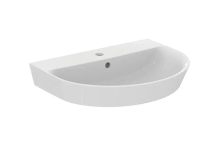 Ideal Standard Connect Air - Umyvadlo 60x46 cm, s přepadem, otvor pro baterii, s Ideal Plus, bílá E0694MA