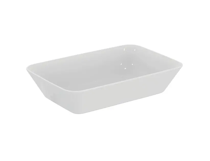 Ideal Standard Connect Air - Umyvadlo na desku 60x40x13 cm, s Ideal Plus, bílá E0348MA