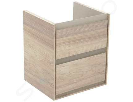 Ideal Standard Connect Air - Umyvadlová skříňka 43x40x52 cm, světlé dřevo/matný světle hnědý lak E1608UK