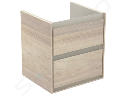 Ideal Standard Connect Air - Umyvadlová skříňka 48x41x52 cm, světlé dřevo/matný světle hnědý lak E1607UK