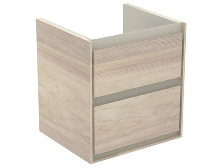 Ideal Standard Connect Air - Umyvadlová skříňka 48x41x52 cm, světlé dřevo/matný světle hnědý lak E1607UK