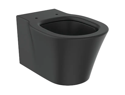 Ideal Standard Connect Air - Závěsné WC, AquaBlade, černá E0054V3