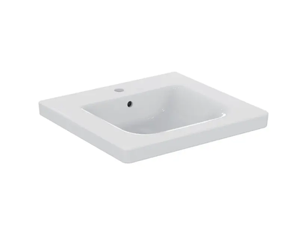 Ideal Standard Connect Freedom - Umyvadlo 60x56 cm, 1 otvor baterii, s Ideal Plus, bílá E5482MA