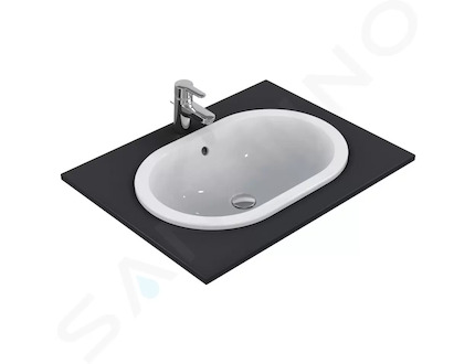 Ideal Standard Connect - Umyvadlo zápustné 62x18x41 cm, s přepadem, bílá E504901
