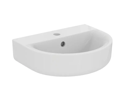 Ideal Standard Connect - Umývátko 45x36 cm, s přepadem, otvor pro baterii, Ideal Plus, bílá E7968MA