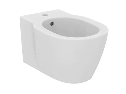 Ideal Standard Connect - Závěsný bidet, s přepadem, otvor pro baterii, Ideal Plus, bílá E2907MA
