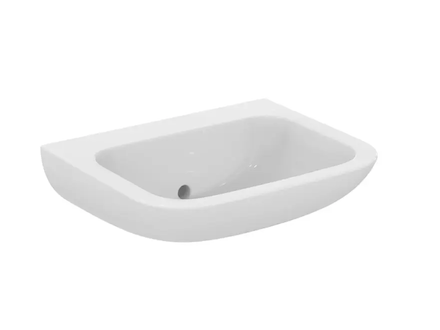 Ideal Standard Contour 21+ - Umyvadlo 60x47 cm, bez přepadu, bez otvoru pro baterii, SmartGuard+, bílá E2328HY