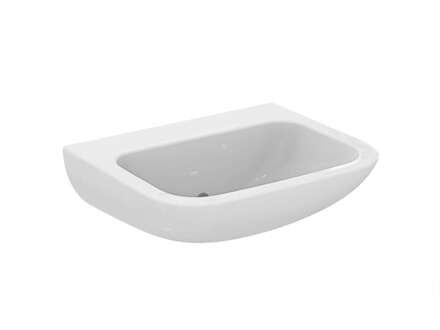 Ideal Standard Contour 21+ - Umývátko 50x40 cm, bez přepadu, bez otvoru pro baterii, SmartGuard+, bílá E2327HY
