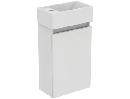 Ideal Standard Eurovit+ - Skříňka s umývátkem, 55x35x20 cm, 1 dvířka, lesklá bílá R0570WG