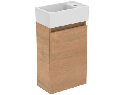 Ideal Standard Eurovit+ - Skříňka s umývátkem, 55x35x20 cm, 1 dvířka, přírodní dub R0569Y8